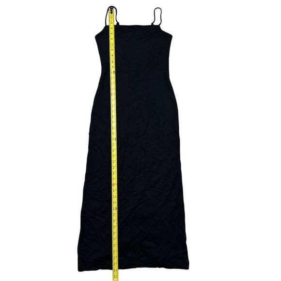 NWT Madewell Women's XS Black Knit Tank Midi Dress Sleeveless Summer - Picture 6 of 10